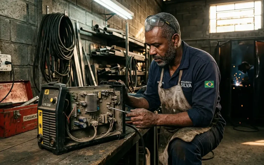 Máquina de solda desarmando ou esquentando: por que isso acontece